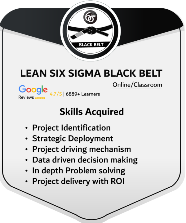 Lean Six Sigma Black Belt